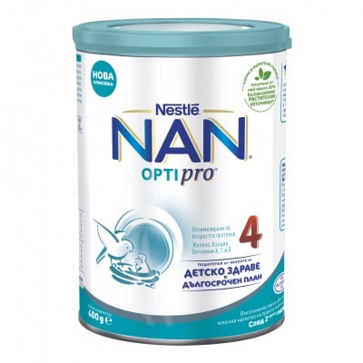 Nestle Бебешко адаптирано мляко NAN Optipro 4 24+ 400 гр.