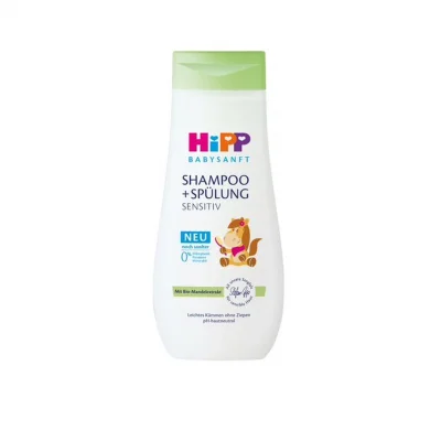 HIPP BABYSANFT 90118 Шампоан + балсам за коса, за бебето, 200мл.