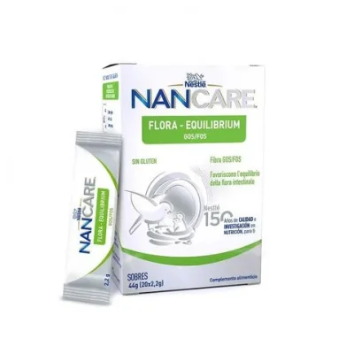 Nestle NAN Care Flora Equilibrium Сашета за облекчаване на запека 20 броя x2.2 грама