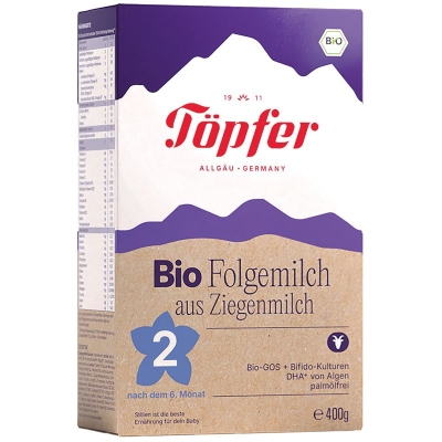 Био козе преходно мляко Töpfer Lactana 2, 400 g