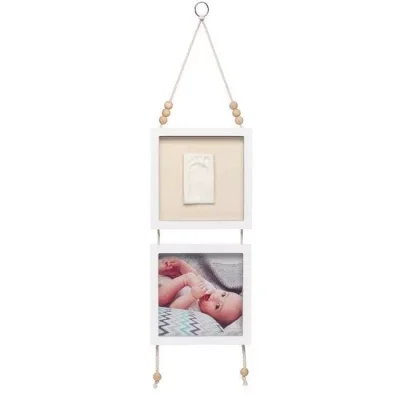 Декоративна бяла рамка за закачане за отпечатък и снимка Baby Art Hanging Frame Essentials 00075.001
