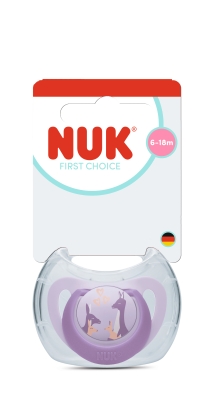 NUK First Choice биберон залъгалка, силикон, 6-18 мес., 1 бр., Кенгуру