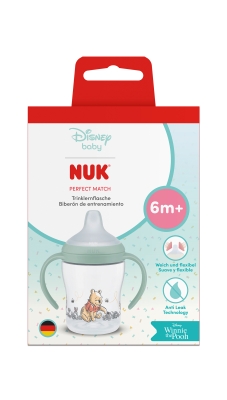 NUK Perfect Match Шише за сок 150 мл., 6+мес., Disney, Мечо Пух