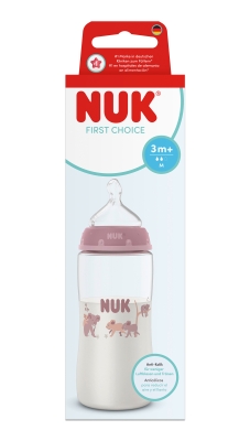 NUK First Choice РР Шише Temperature control 300мл. силиконов биберон 3+мес. р-р М, Коала