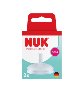 NUK Perfect Match сламка, 8+ мес., 2 бр.