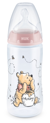 NUK First Choice РР шише Termo control 300мл. със силиконов биберон за хранене 0-6мес. DISNEY