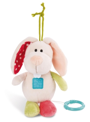 NICI Музикална играчка Заекът Тили, 18 см. 0+ мес.