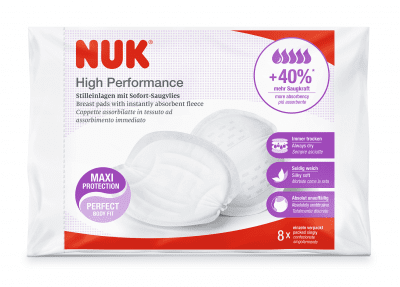 NUK подплънки за кърмачка Hihg performance, 8бр.