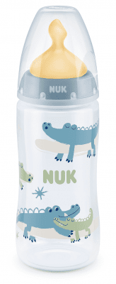 NUK First Choice РР Шише Temperature control 300мл каучук микс  - Син