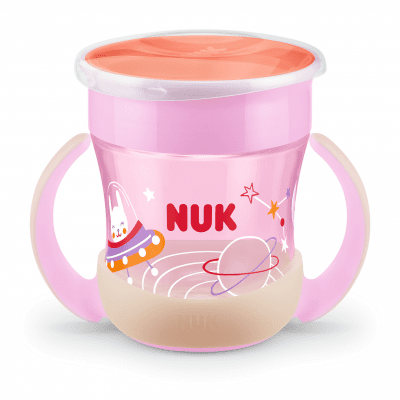 NUK EVOLUTION mini Magic Cup, 6+, Glow in the Dark, 160ml