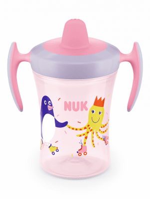 NUK EVOLUTION Trainer Cup 230мл., 6+ месеца girl