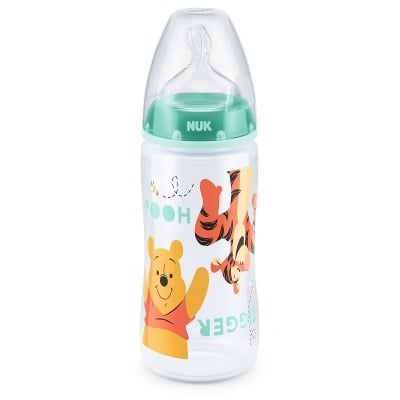 NUK First Choice РР шише 300мл силикон 0-6. Disney + box