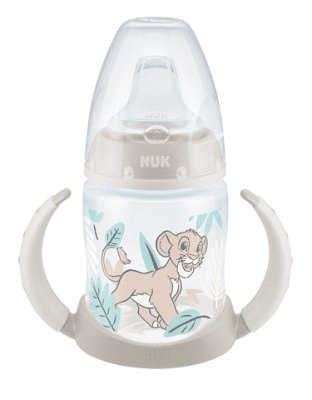 NUK First Choice РР Шише Temperature Control 150мл. с накрайник силикон за сок LION KING