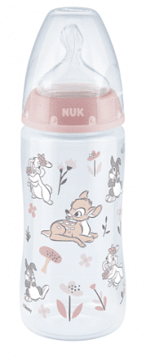 NUK First Choice РР шише Temperature control 300мл силикон BAMBI + box