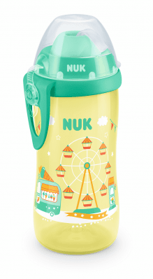 NUK Flexy Cup 300мл, със сламка, 12+ мес.