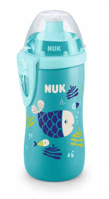 NUK Junior Cup 300мл, с клапа, 24 мес.+ , Chameleon