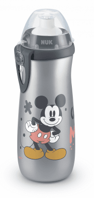 NUK Sports Cup Mickey GREY 450мл, 24+ мес.