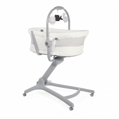Chicco Baby Hug 4 in 1 - кошара, шезлонг, стол за хранене, първият стол WHITE SNOW J02720.01