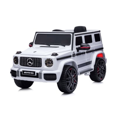 Джип Mercedes G63 AMG бял,EVAгуми,коженa