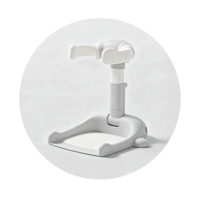 Пом. стойка за къпане с опора Китче сива