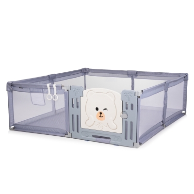 Кошара за игра Amico 180/200cm,врата,сив