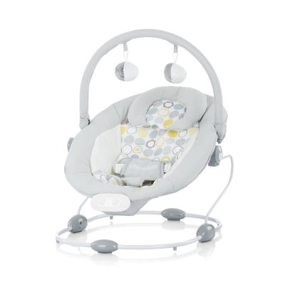 Музикален шезлонг "Сиеста" сив