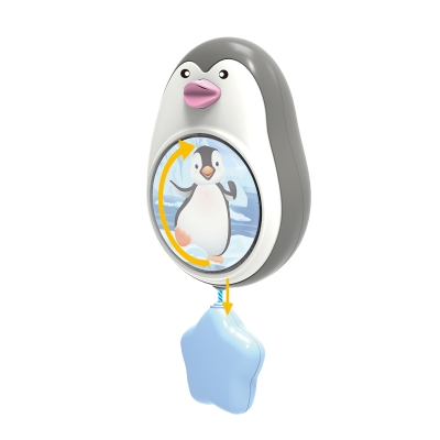 Бебешка музикална кутия Пингвин синя