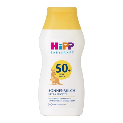 HiPP Babysanft Слънцезащитно мляко, SPF50