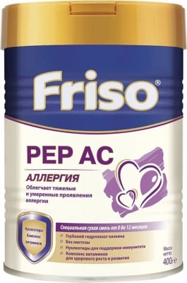 Frisolac Бебешко адаптирано мляко PEP AC 6+ 400 гр.