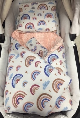 Galix-комплект за количка Baby Dreams  Winter 3ч с прав чаршаф