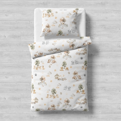 Galix-детски спален комплект кученца