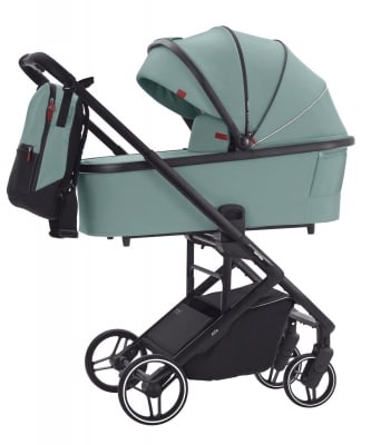 Carrello-бебешка количка 2в1 Alfa: Parrot green