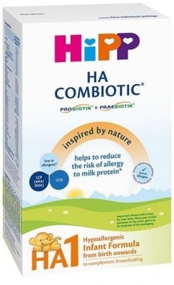 Хипоалергенно преходно мляко Hipp - Combiotic HA1, 350 g