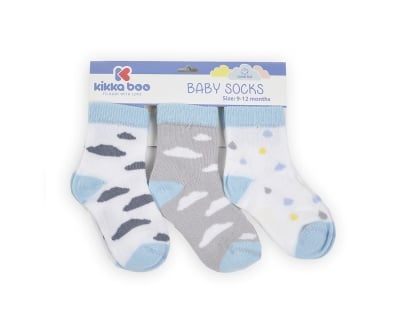 Бебешки памучни чорапи 9-12 месеца момчета