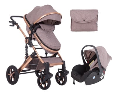 Комбинирана количка 3 в 1 с трансф.седалка Darling Beige 2020