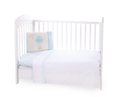 Бебешки спален комплект 3 части EU style 70/140 Puppy on Balloon