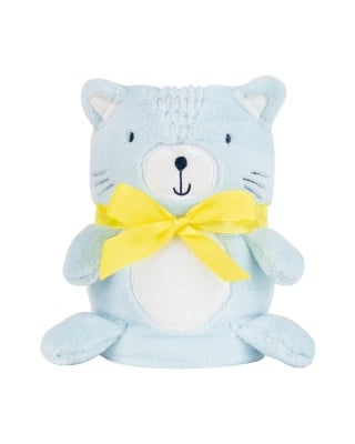 Бебешко одеяло с 3D бродерия Cat