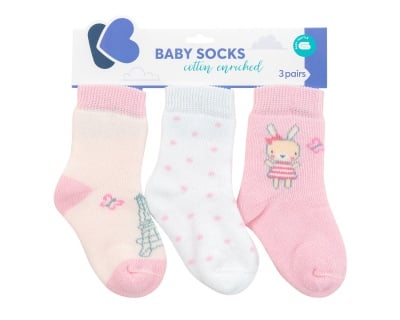 Бебешки памучни термо чорапи Day in Paris 0-6 месеца