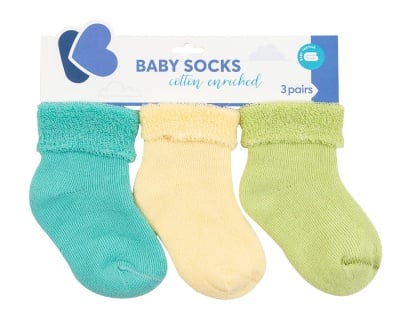 Бебешки памучни термо чорапи дълги MINT 6-12 месеца