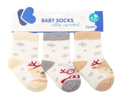 Коледни термо чорапи POLAR CHRISTMAS 6-12 месеца