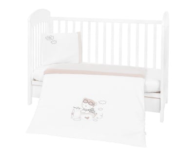 Бебешки спален комплект 3 части с бродерия Dreamy Flight
