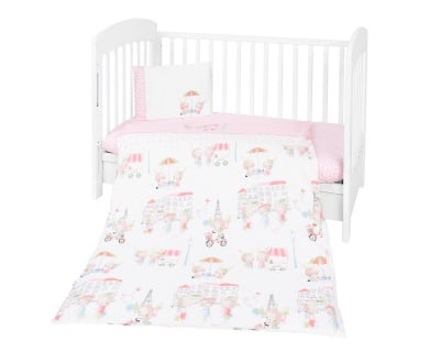 Бебешки спален комплект 5 части Day in Paris