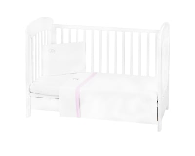 Бебешки спален комплект с бродерия 3 части EU Style 60/120 Dream Big Pink