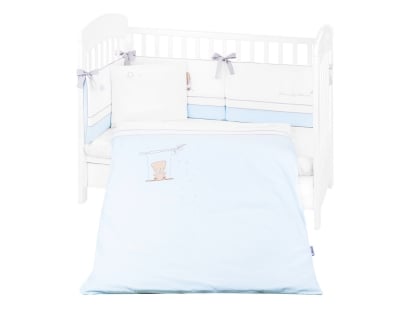 Бебешки спален комплект с бродерия 6 части 70/140 Dream Big Blue
