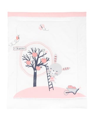 Олекотено одеяло ранфорс 90/110см Pink Bunny
