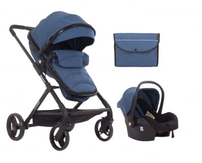 Комбинирана количка 3 в 1 Amulett Dark Blue