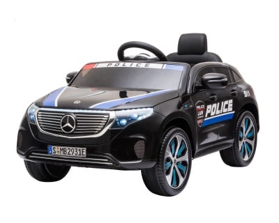 Акумулаторна кола Licensed Mercedes Benz EQC400 Police Black