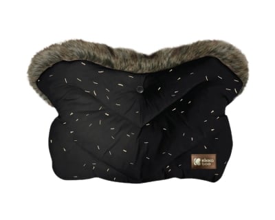 Ръкавица за количка Luxury Fur Confetti Black