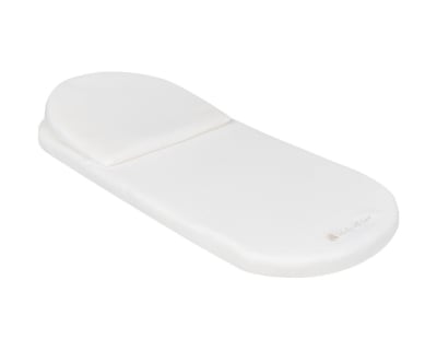 Матрак+възглавница за кош за новородено 80/35 cm Airknit White