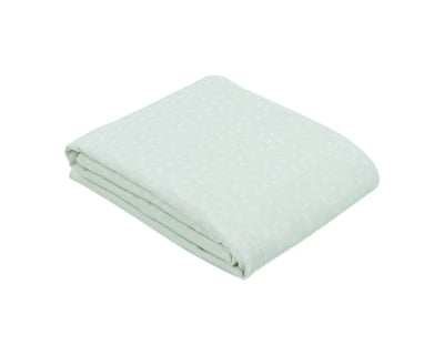 Лятно одеяло от муселин двупластово 100х100 см Leaves Mint